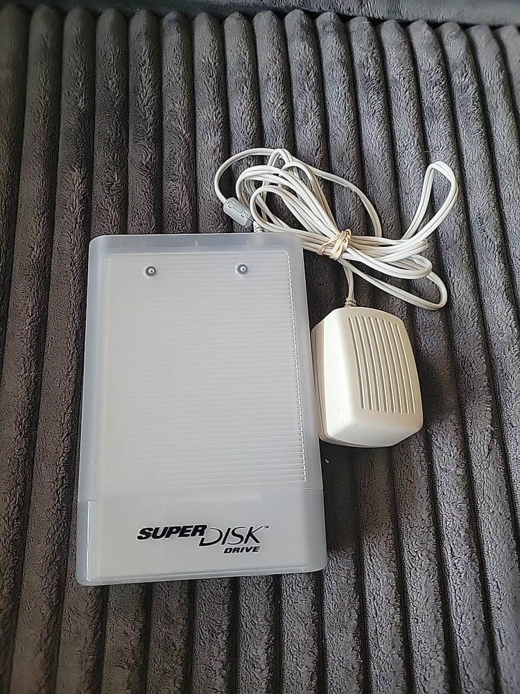 Imation Super Disk USB Drive for Macintosh Model SD-USB-M2 Floppy Disc W/Cord