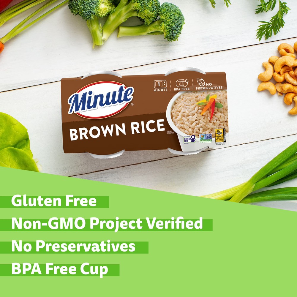 Microwaveable Brown Rice Cups Gluten Free