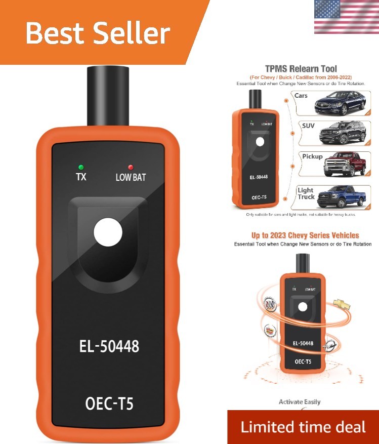 Upgraded EL50448 TPMS Relearn Tool - Fast Activation & Wide Compatibility