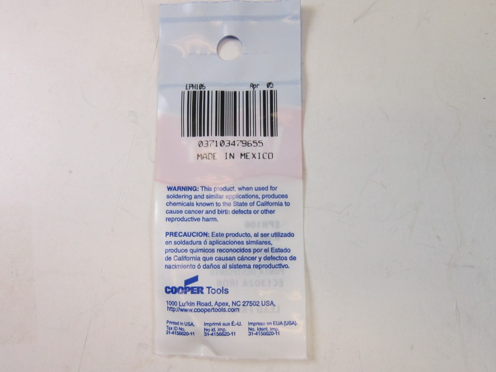 Weller EPH106 soldering iron tip