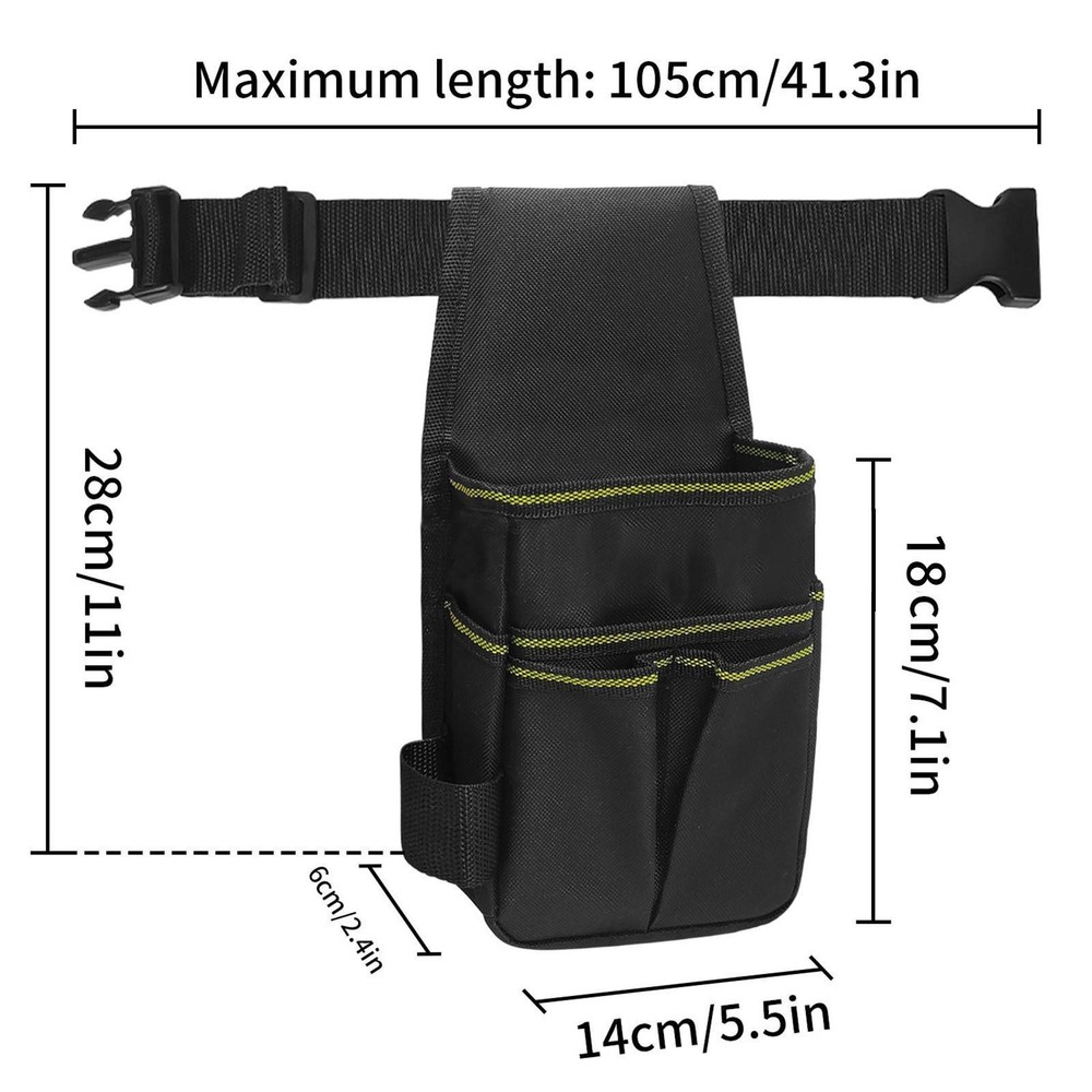 Tool Belt Electrician Tool Bag Portable Multipurpose Professional Polyester Tool