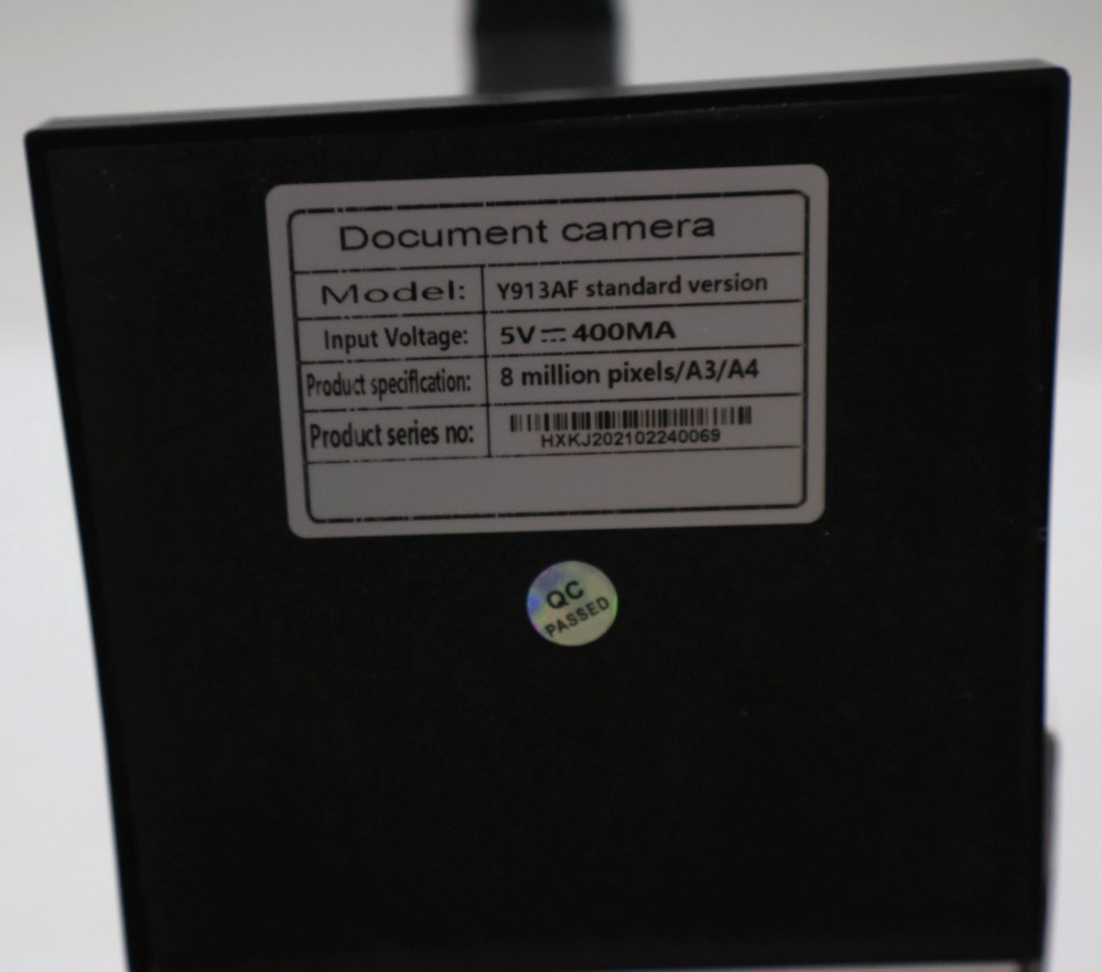 Y913AF Standard Version 8MP A3/A4 Document Camera 20FPS