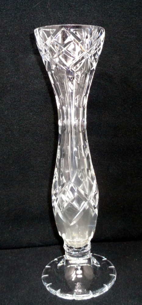 Crystal 10" Bud Vase