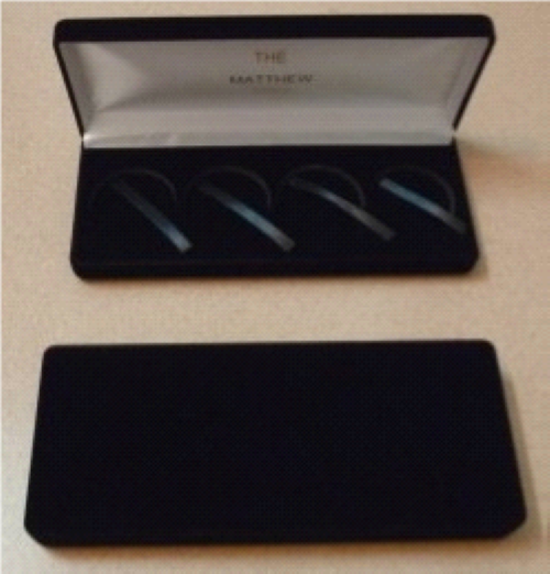 Four Coin Velour Box