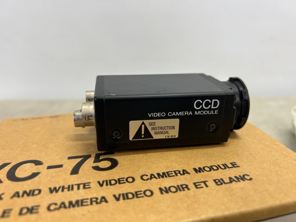 Sony XC-75 CCD industrial Video Camera Module, Black and White
