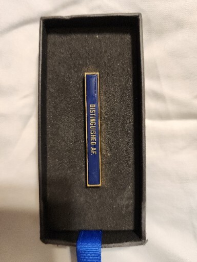 Easy, Tiger "Distinguished AF" Tie Clip.