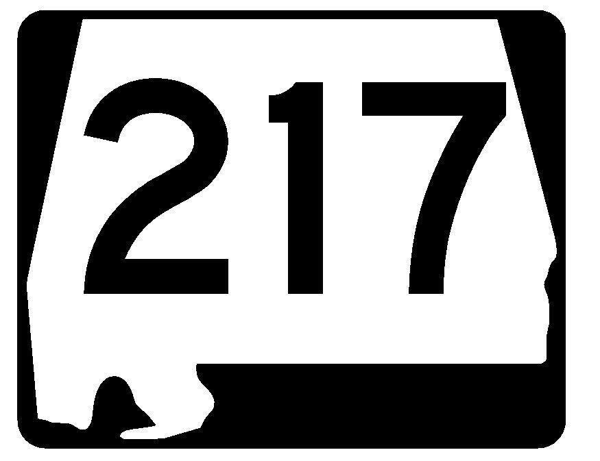 Alabama State Route 217 Sticker Decal