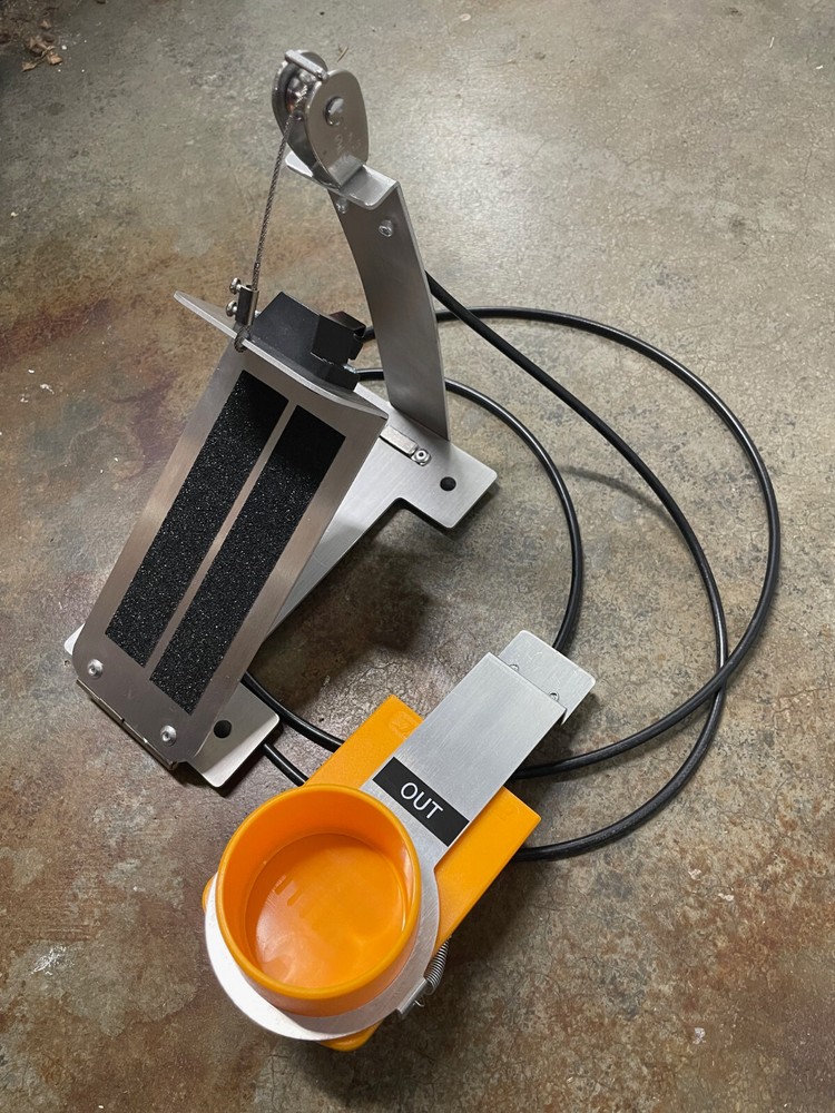 Foot Controlled Powertec Blast Gate for Woodworking Dust Collector (2.5")