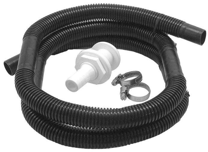 Shoreline Marine Bilge Pump Plumbing Kit with 3/4" X 5 Feet Hose