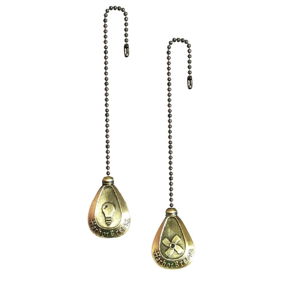 Harbor Breeze 2-pack Antique Brass Pull Chain 1 Pack