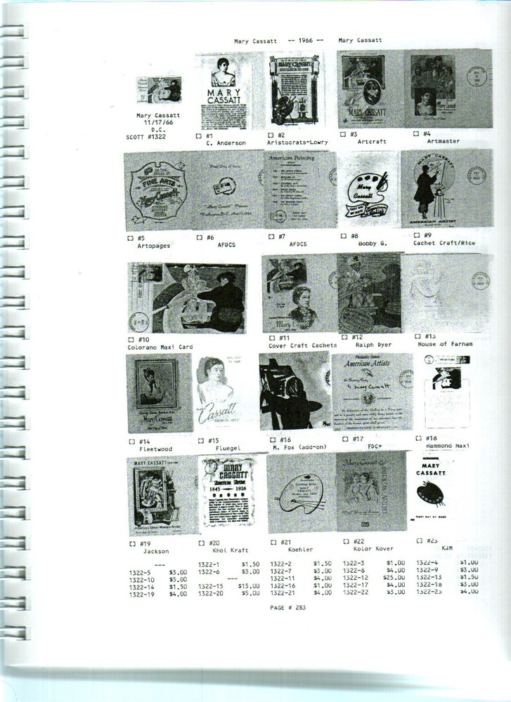 Mellone Specialized Cachet Catalog of First Day Covers of the 1960s Includes C76