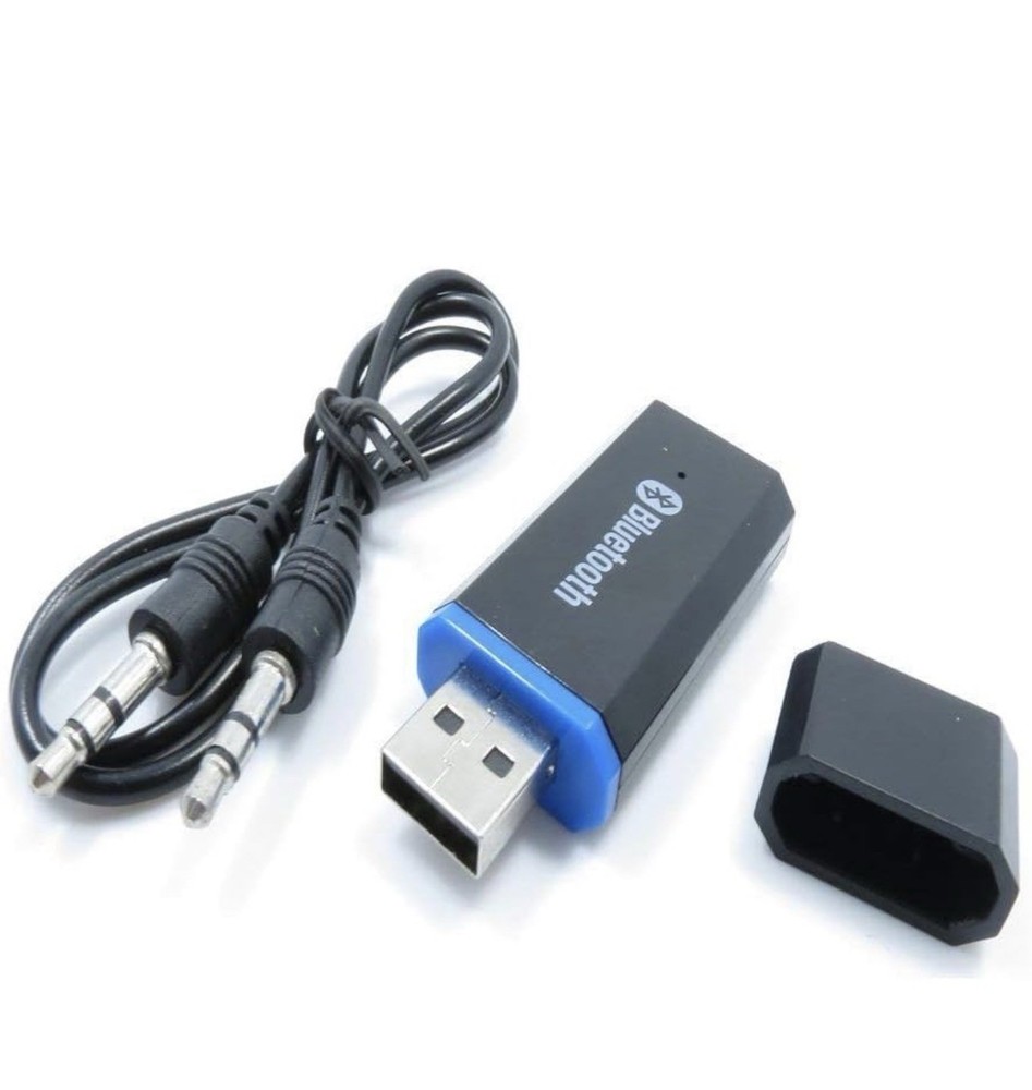 USB Bluetooth Music Stereo Wireless Audio Receiver Adapter 3.5mm