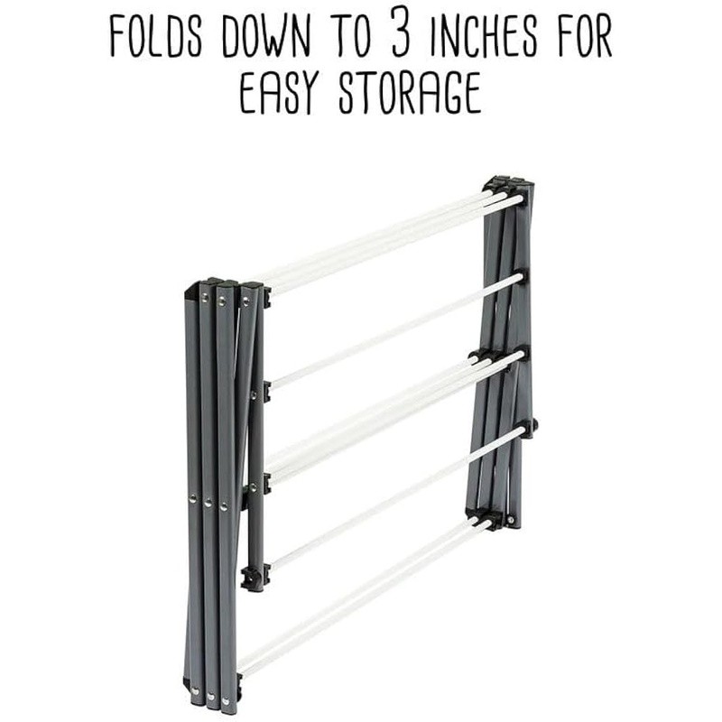 Durable Indoor Outdoor Clothes Drying Rack Foldable Space Saving Laundry Stand
