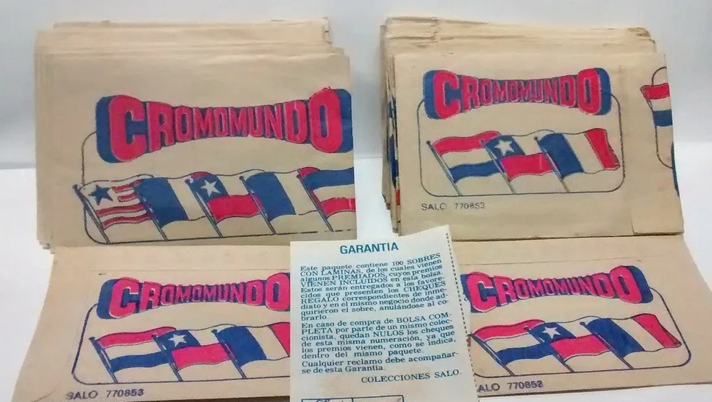Cromomundo Figurines 100 Sealed Packets Salo 1979