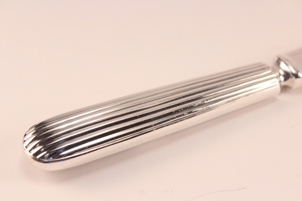 Antique Kitchen Walker & Hall Sterling Silver Wedding Cake Knife Pie Server