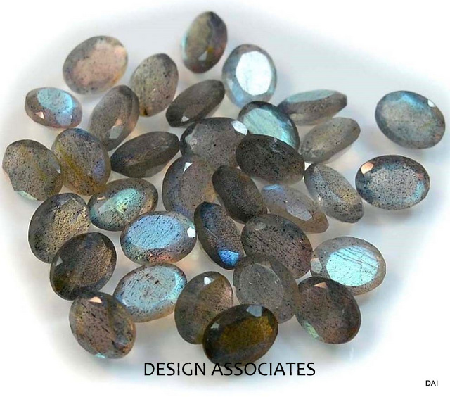 6X4  MM  OVAL  CUT LABRADORITE RAINBOW EFFECT3 PC SET