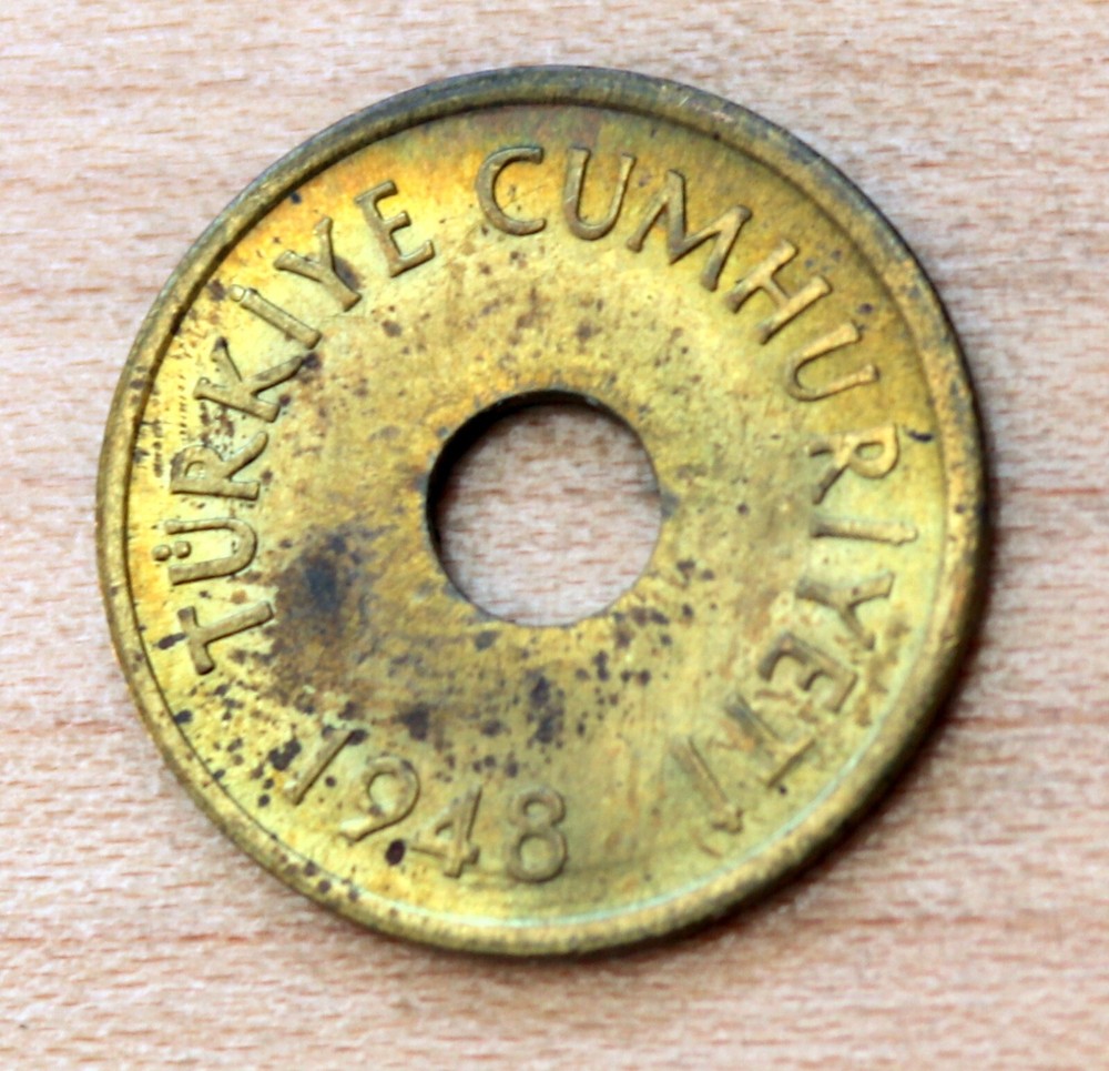 1948 Turkey 1 Kurus