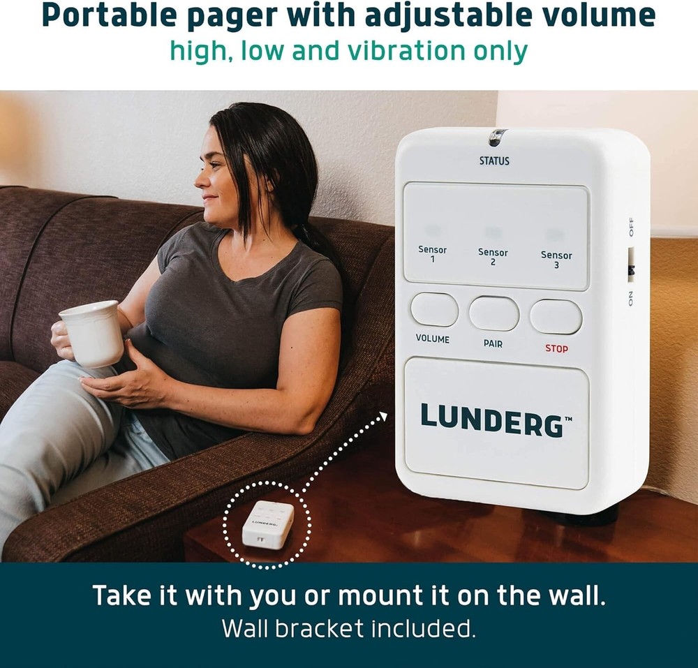 Early Alert Wireless Bed Alarm for Elderly - Smart Pre-Alert Fall Prevention