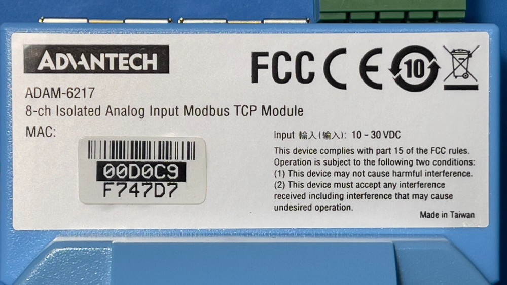 Advantech ADAM-6217 Data Acquisition Modules