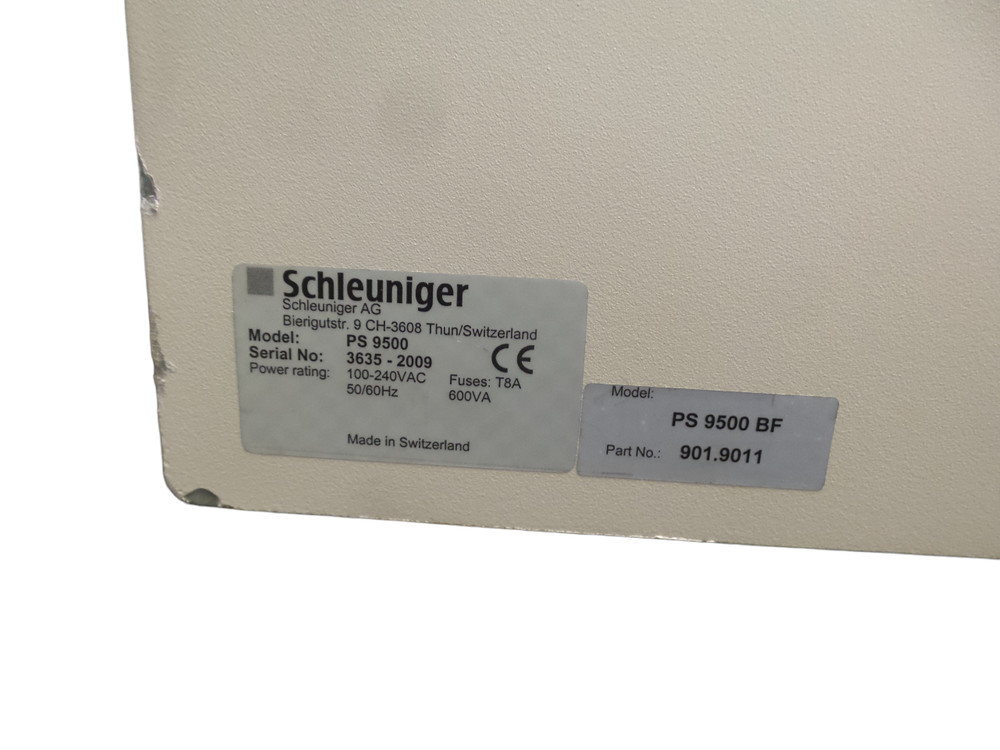 Schleuniger PowerStrip 9500 BF Automatic Wire Cut & Strip Machine