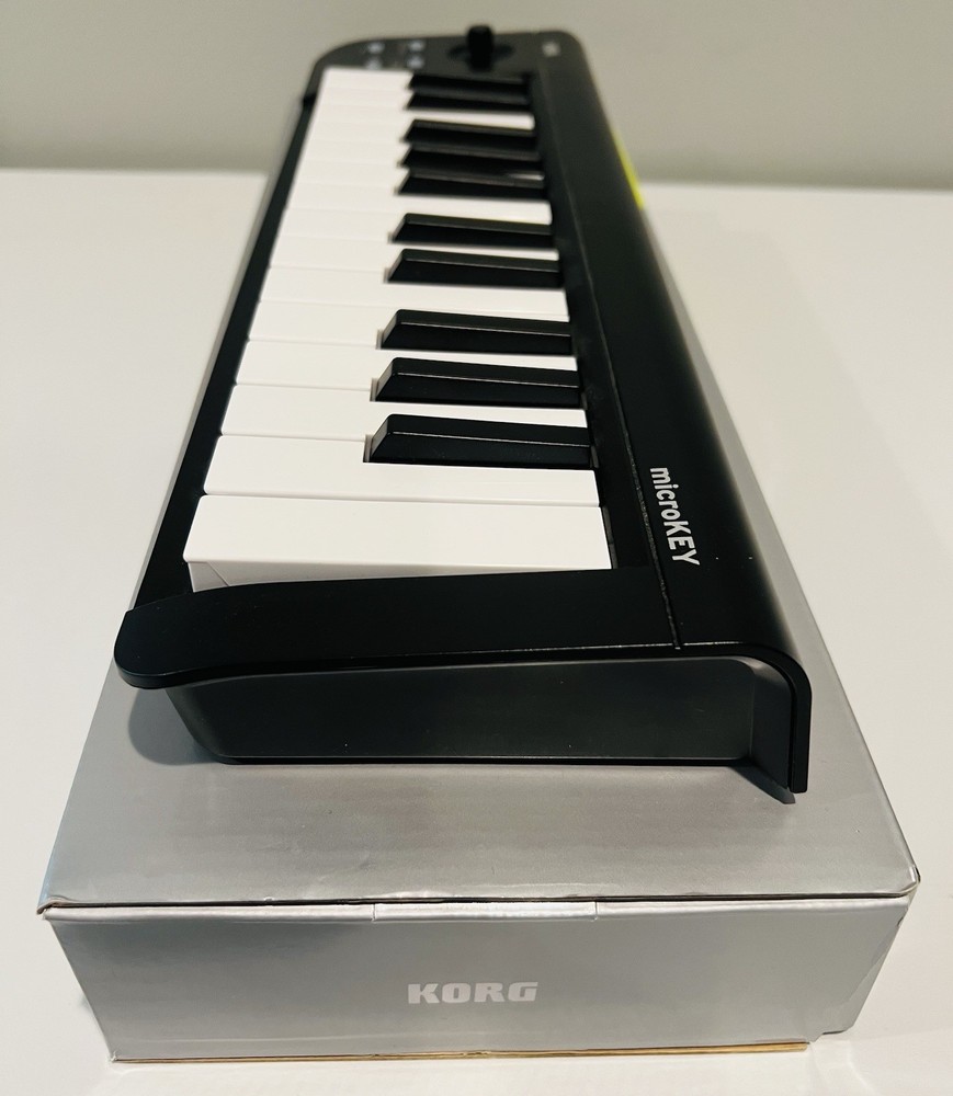 KORG microKEY-25 USB Powered MIDI Keyboard Controller + USB Cable (Not Wireless)