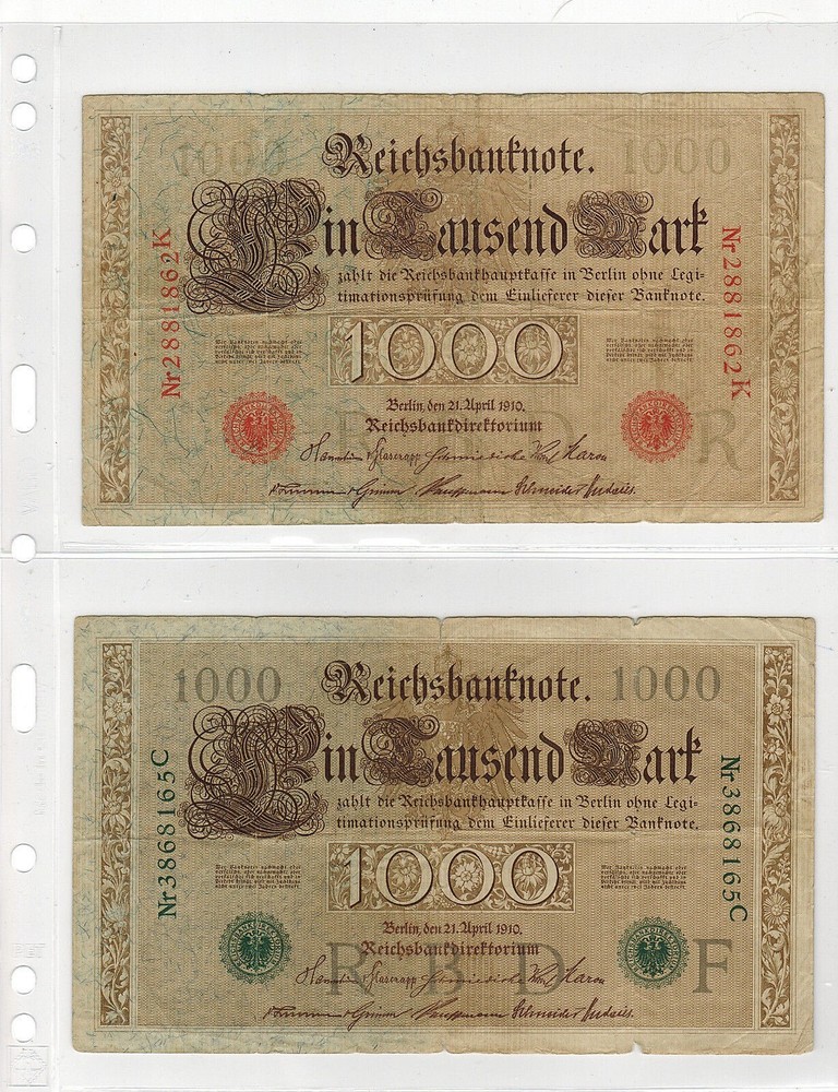 (5) VARIO 2C Pocket Pages for Stamp, Currency and other Collecting Clear Pockets