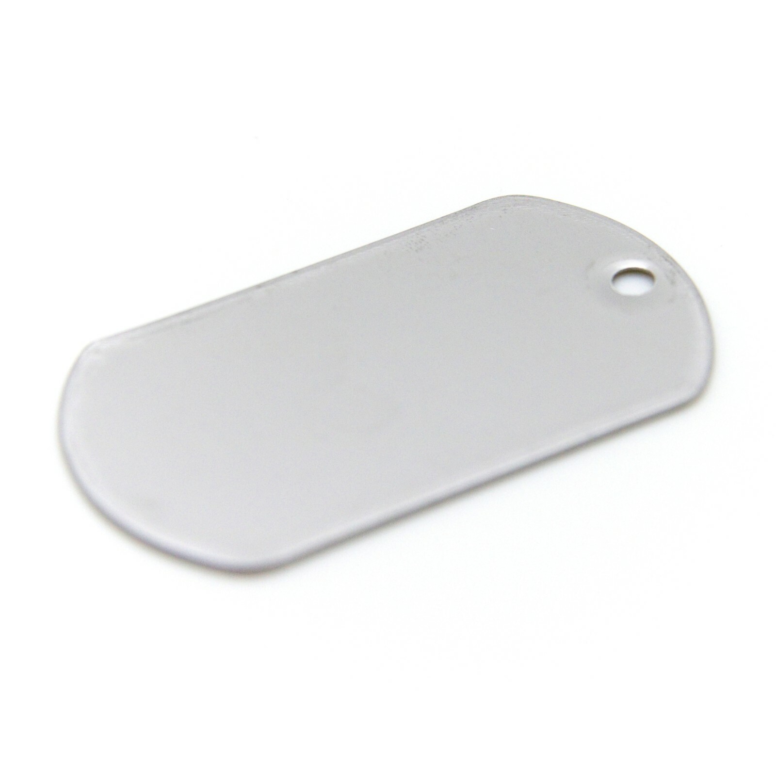 WHOLESALE 10 25 50 100 BLANK STAINLESS STEEL DOG TAG MILITARY SPEC SHINY MATTE