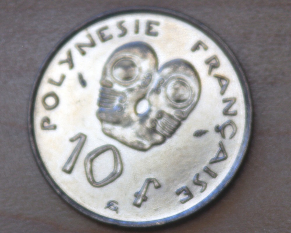 1985 French Polynesia 10 Francs