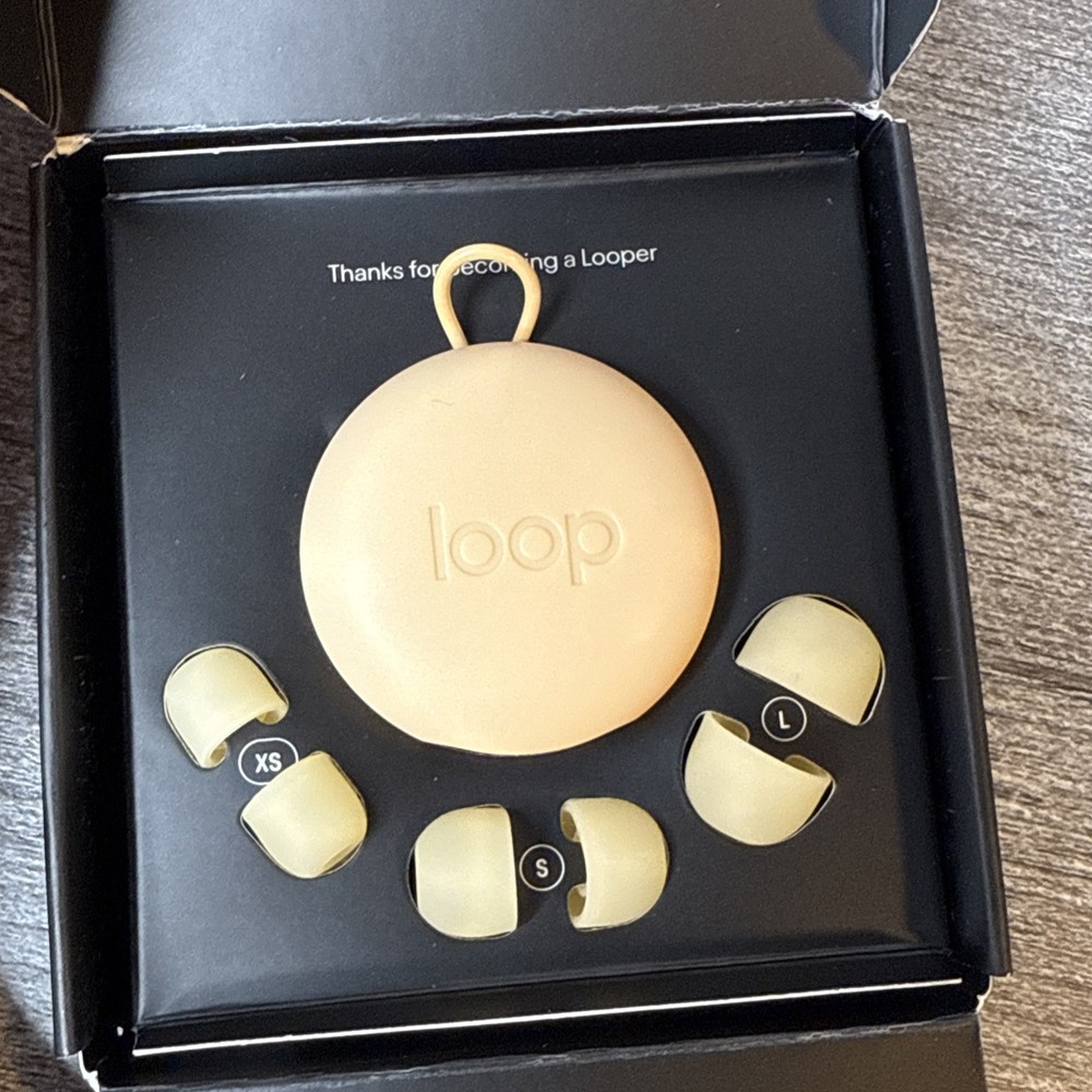Loop Switch 2 Earplugs Gold Noise Reduction New Open Box
