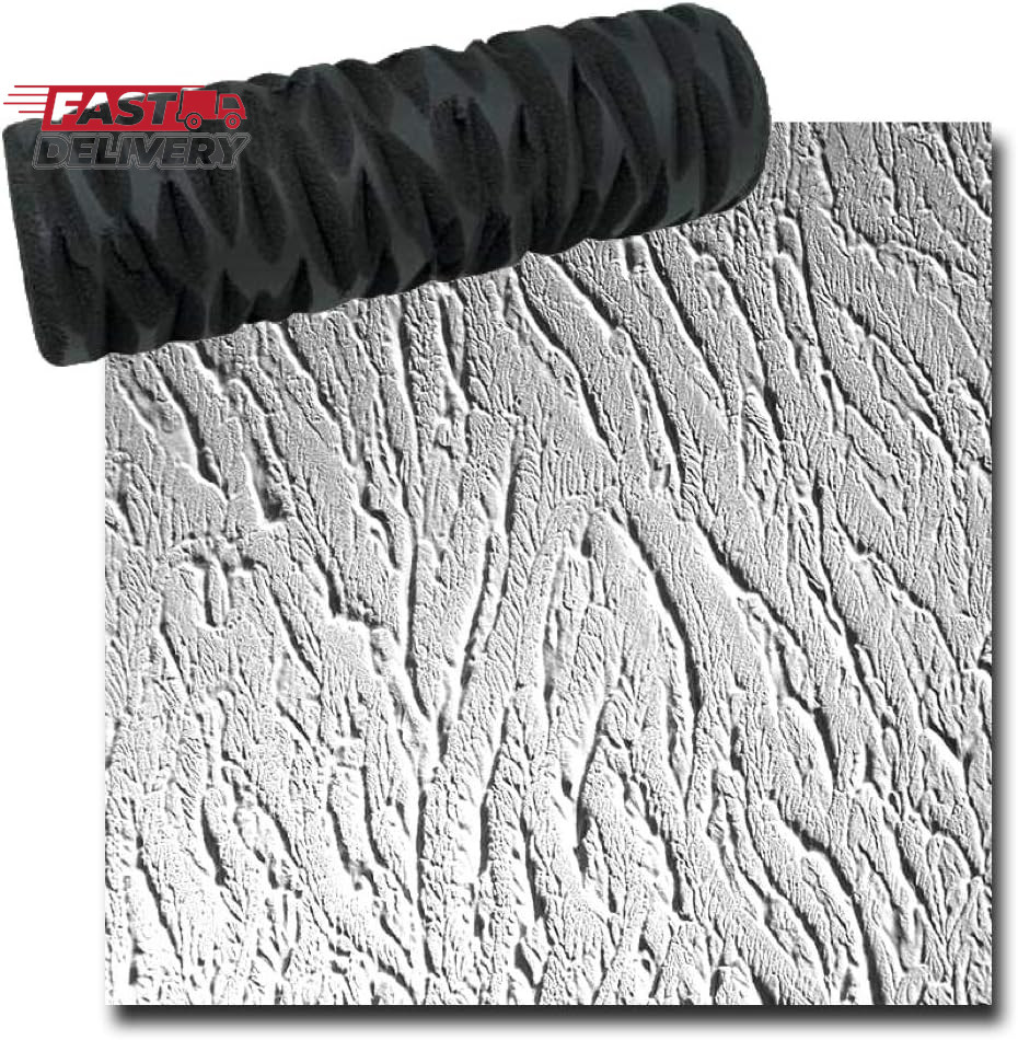 Drywall Texture Roller - Tree Bark Pattern - Decorative Paint Roller