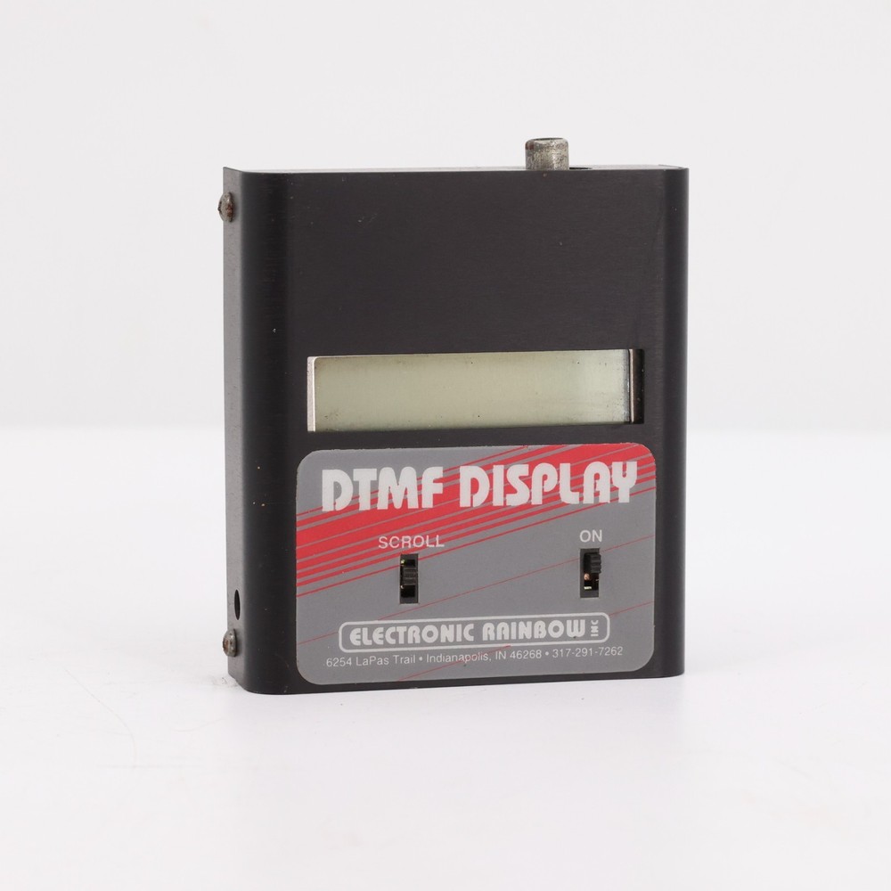 Electronic Rainbow DTMF Display Decoder Tone Meter Ham Radio Vintage