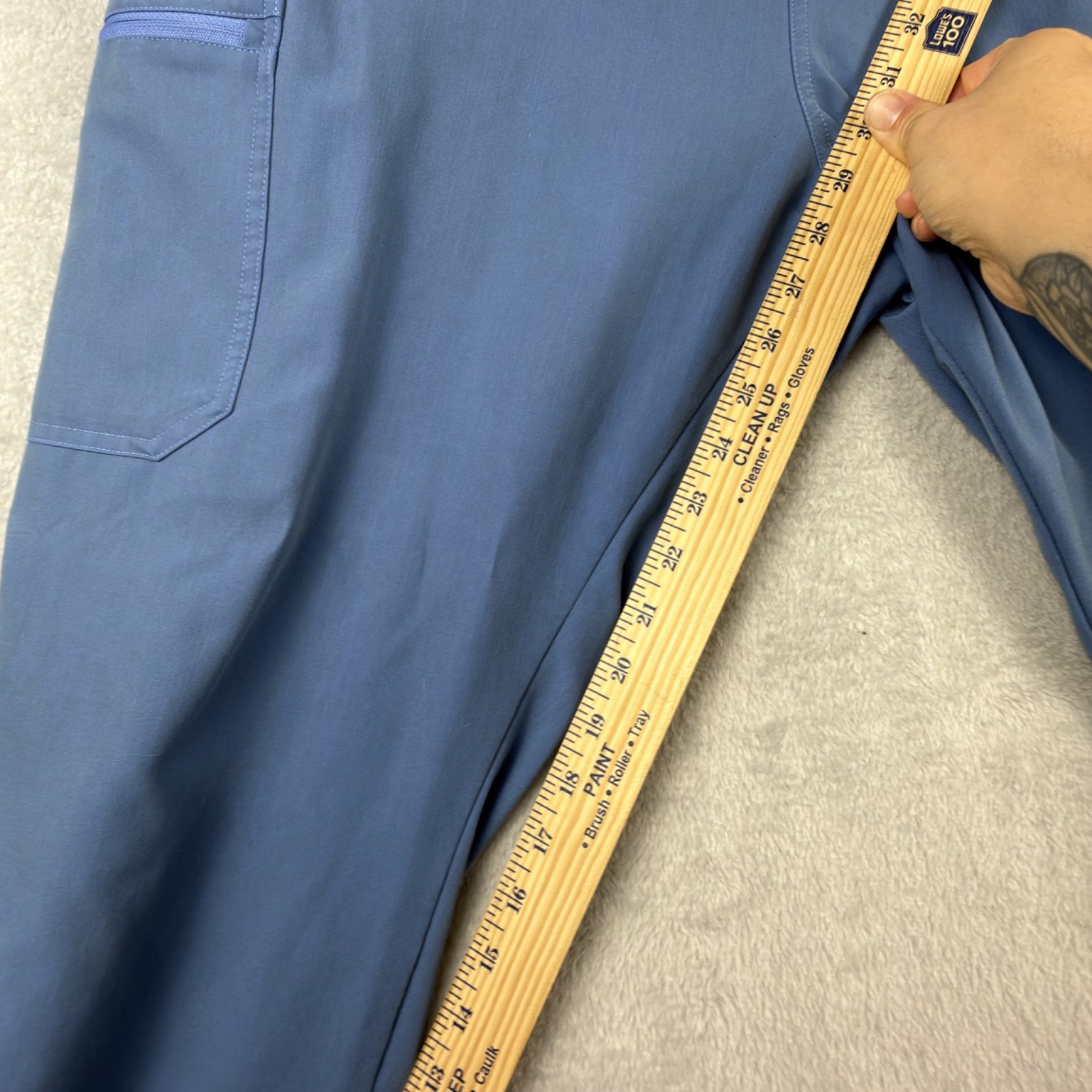 FIGS Scrub Set Women's XL Three-Pocket Scrub Top Yola Pants (DYED- PLEASE READ)