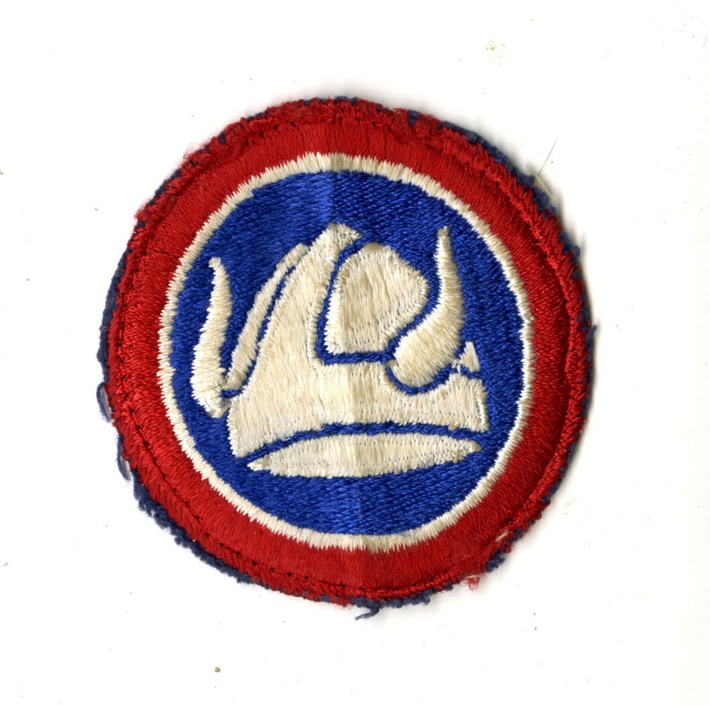 47th Infantry Division White Back Patch Cut Edge Vintage