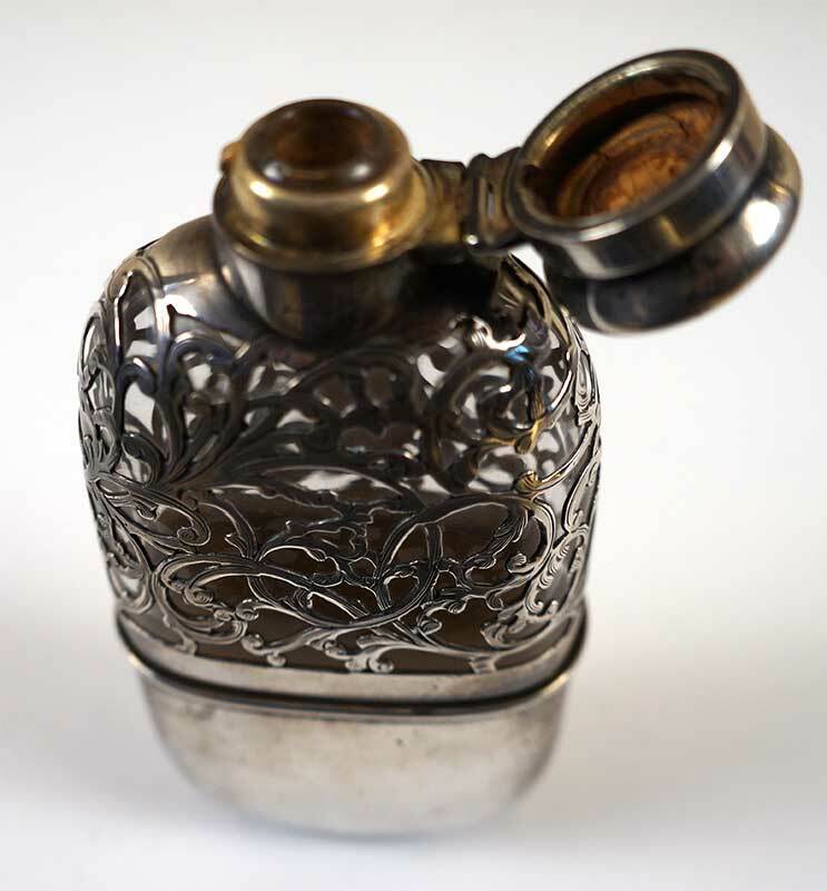 English Sterling Silver Flask