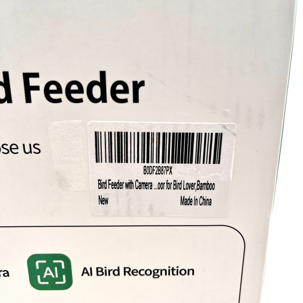NEW Smart Bird Feeder Visiogear With High Resolution Camera
