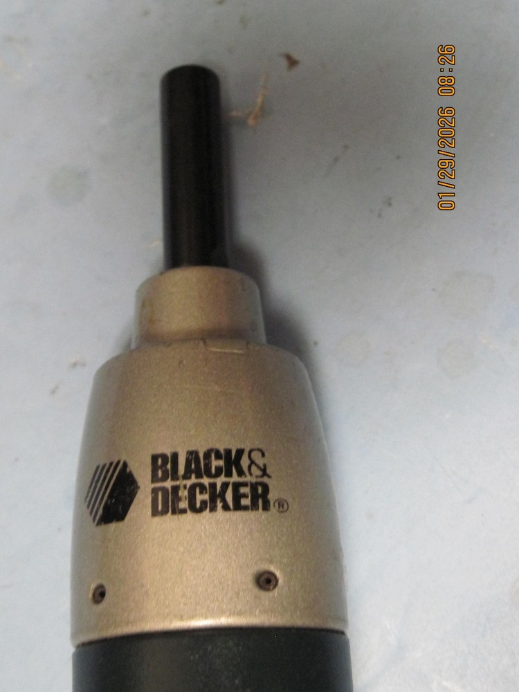 Black & Decker Cordless Screwdriver Model #9072 Rechargeable .