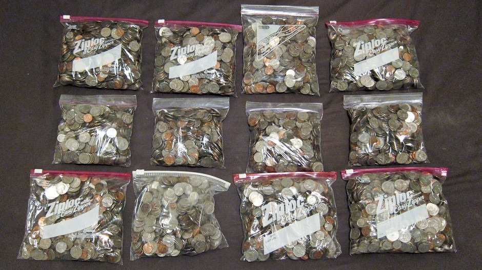One Pound Mixed World Coins . Good Quality!