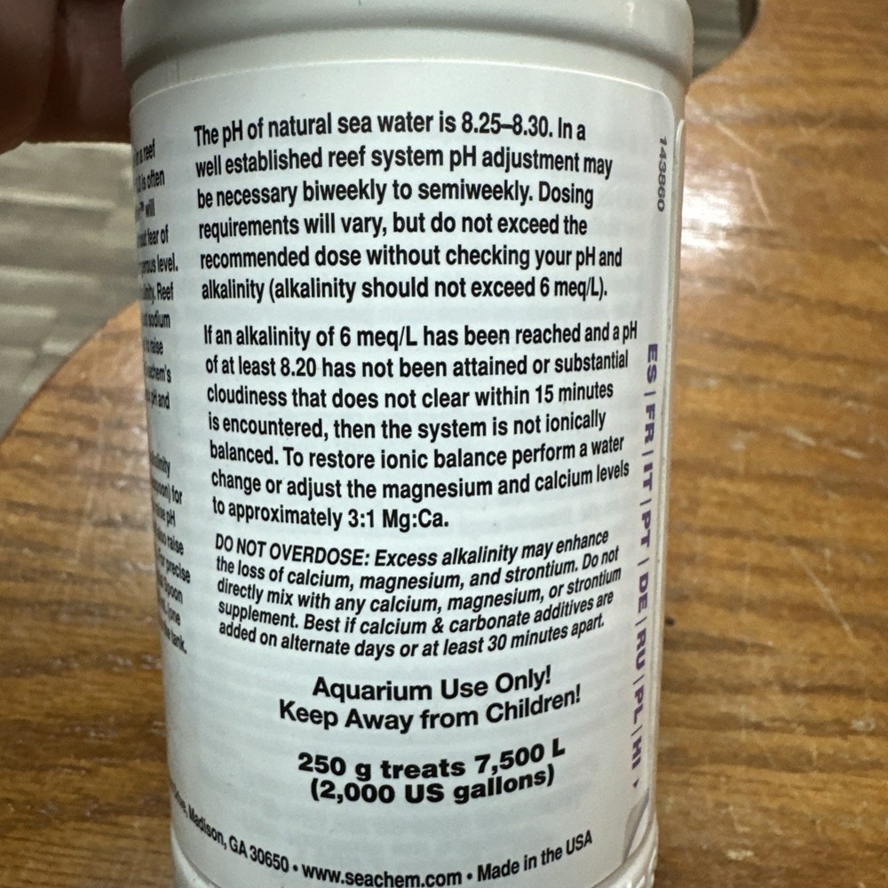 Reef Buffer (250g) - Seachem