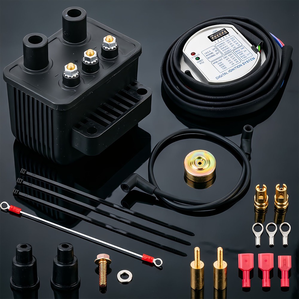 Single Fire Programmable Ignition Coil Kit 53-662 Fits For Evo Big XL 1970-2003