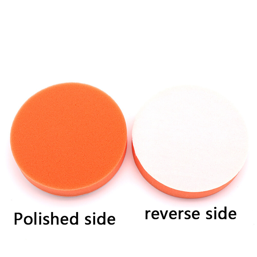 Polishing Sponge Pad Buffing Buffer Pads Waxing, Hook and Loop Back 100mm 125 mm