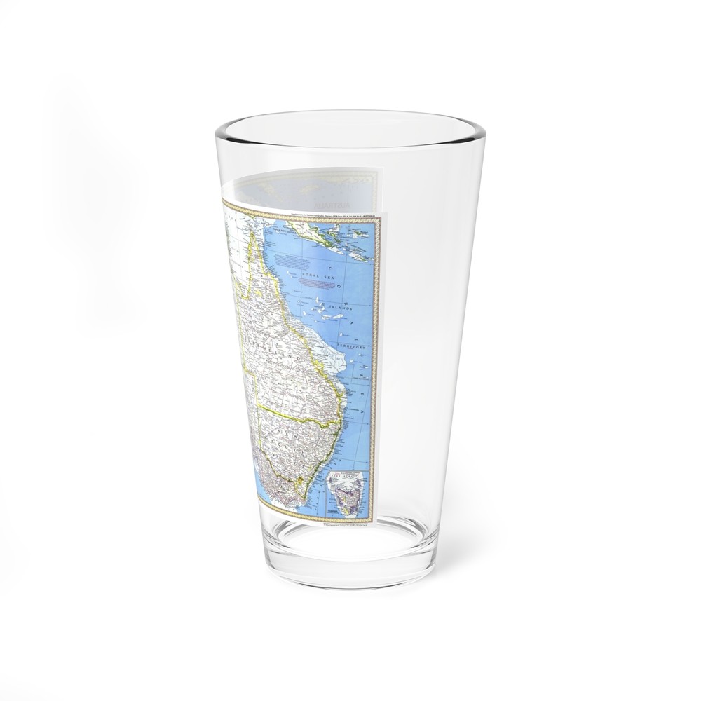 Australia (1979) (Map) Pint Glass 16oz