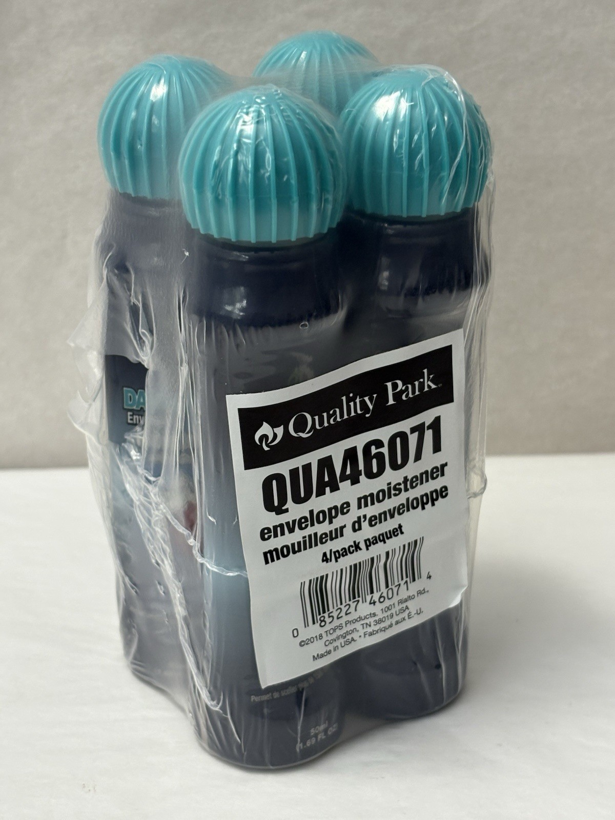 New Quality Park Dab-N-Seal Envelope Moistener with Adhesive 50ML 4-PACK (SH5)