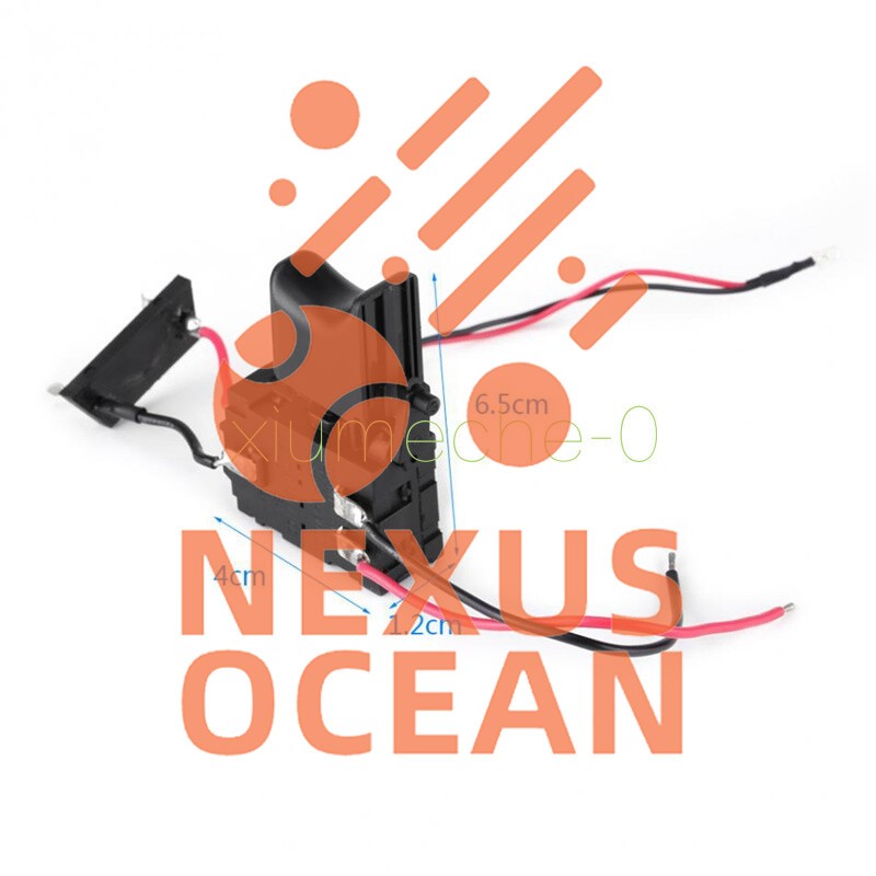 7.2V-24V 16A Electric Cordless Drill Trigger Switch Push Button With Small Light