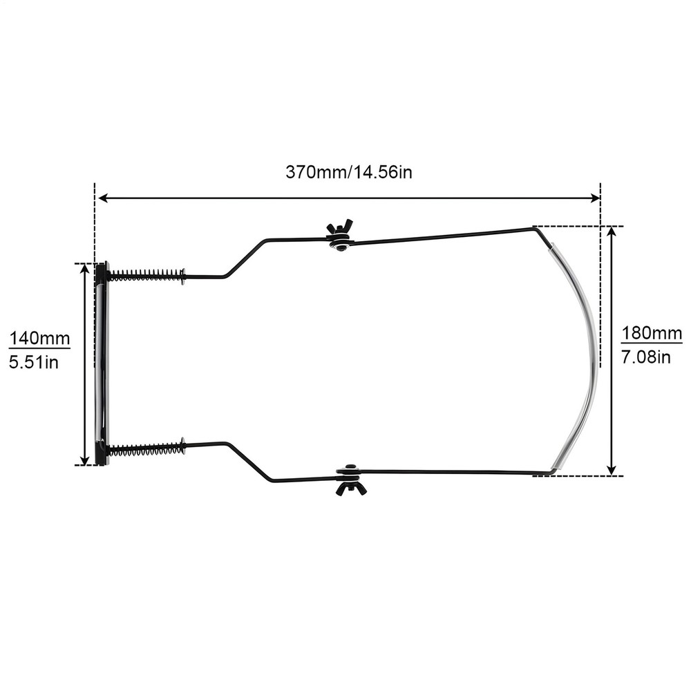 Harmonica Holder Neck Professional Metal Neck Holder Adjustable
