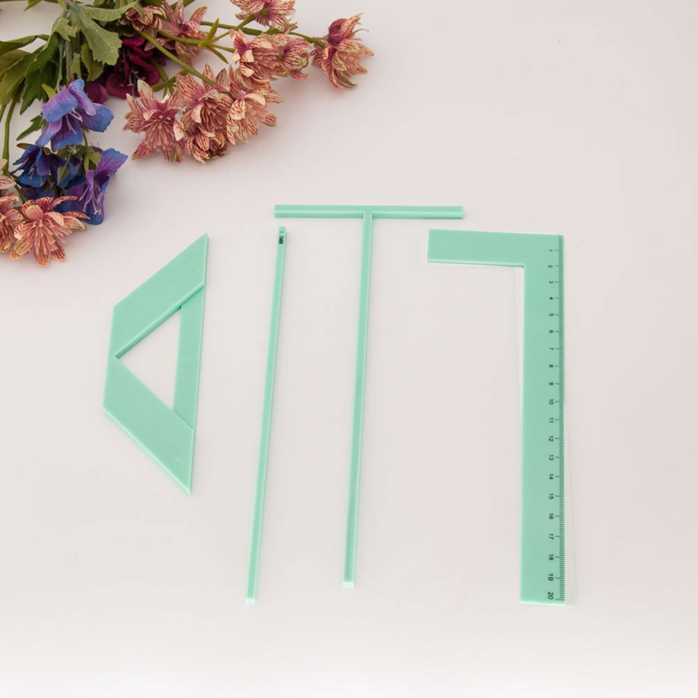 Comprehensive Book Binding Ruler Kit For Precise Scrapbook Crafting XEAP