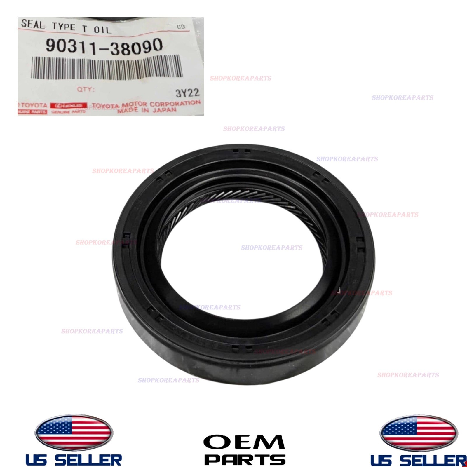 Genuine Seal For Transfer Extension Housing 2001-2020 Toyota Lexus 90311-38090