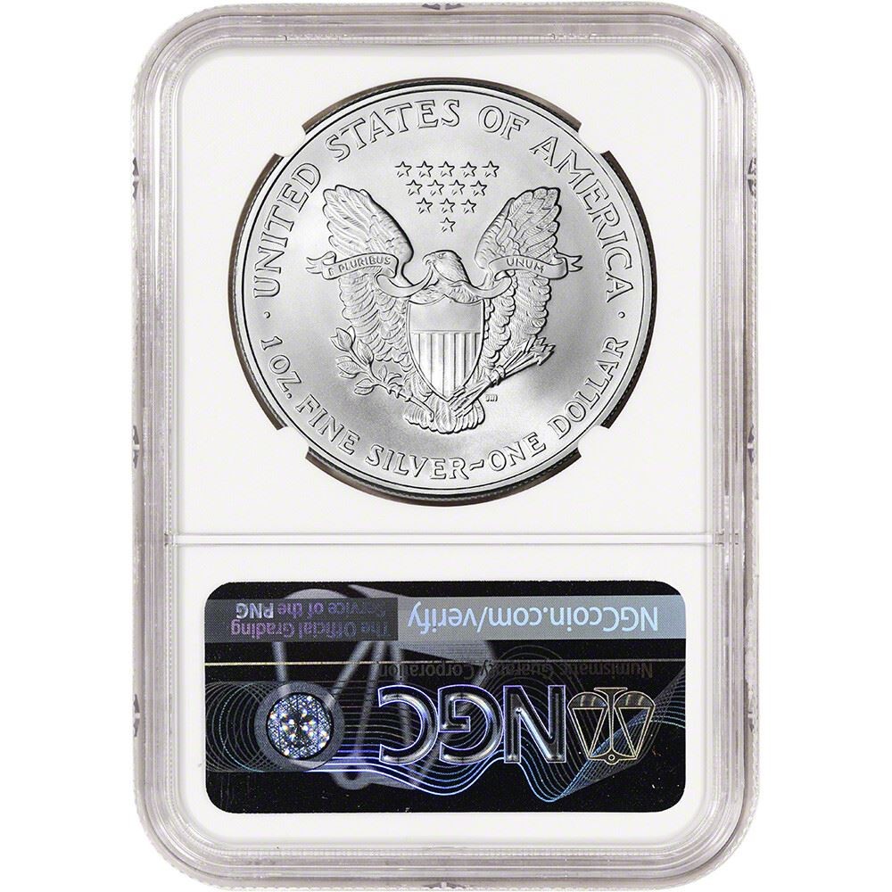 2007 American Silver Eagle Coin - NGC MS69