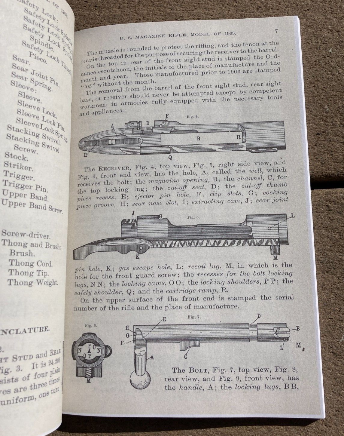 U.S. Army Magazine Rifle Model 1903 Caliber 30 Springfield M1903 Book .30-06