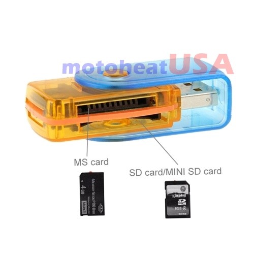 All In One Micro SD to USB Multi-Card Memory Card Adapter Reader Supports 128GB