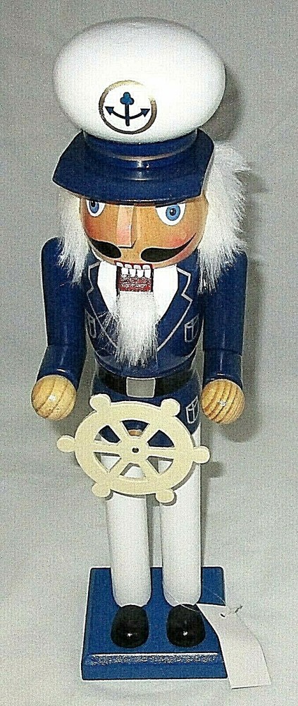 COASTAL CHRISTMAS NUTCRACKER 15" SEA CAPTAIN
